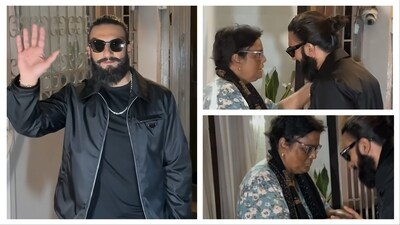 Ranveer Singh was later spotted at the airport in Mumbai. Ranveer Singh was later spotted at the airport in Mumbai.
