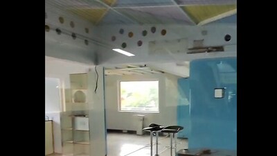 The start-up incubator inside a metro station in Bengaluru appeared to be defunct.