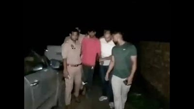 The accused was arrested after an encounter with the police on Thursday morning (HT Photo) The accused was arrested after an encounter with the police on Thursday morning (HT Photo)