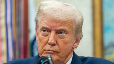 Donald Trump’s remarks came hours after he signed an executive order on Wednesday, imposing additional 25 per cent tariffs on all Indian goods, taking the total tariffs on India to 50%. (AP) Donald Trump’s remarks came hours after he signed an executive order on Wednesday, imposing additional 25 per cent tariffs on all Indian goods, taking the total tariffs on India to 50%. (AP)