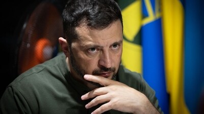 Ukrainian President Volodymyr Zelensky also planned talks with Germany’s Merz and French, Italian officials. (AFP) Ukrainian President Volodymyr Zelensky also planned talks with Germany’s Merz and French, Italian officials. (AFP)