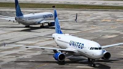 United Airlines shares positive update for mid-air travelers amid massive system outage, ground stop (Photo by RONALDO SCHEMIDT / AFP) (AFP) United Airlines shares positive update for mid-air travelers amid massive system outage, ground stop (Photo by RONALDO SCHEMIDT / AFP) (AFP)