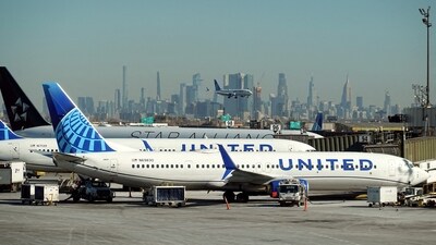 United Airlines said that a “technical issue” caused the grounding of its flights at several US airports. (REUTERS)