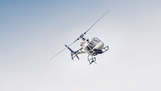 A helicopter crashed into a barge on the Mississippi River near Alton, Illinois, triggering a fire. (Representative Image: Unsplash)