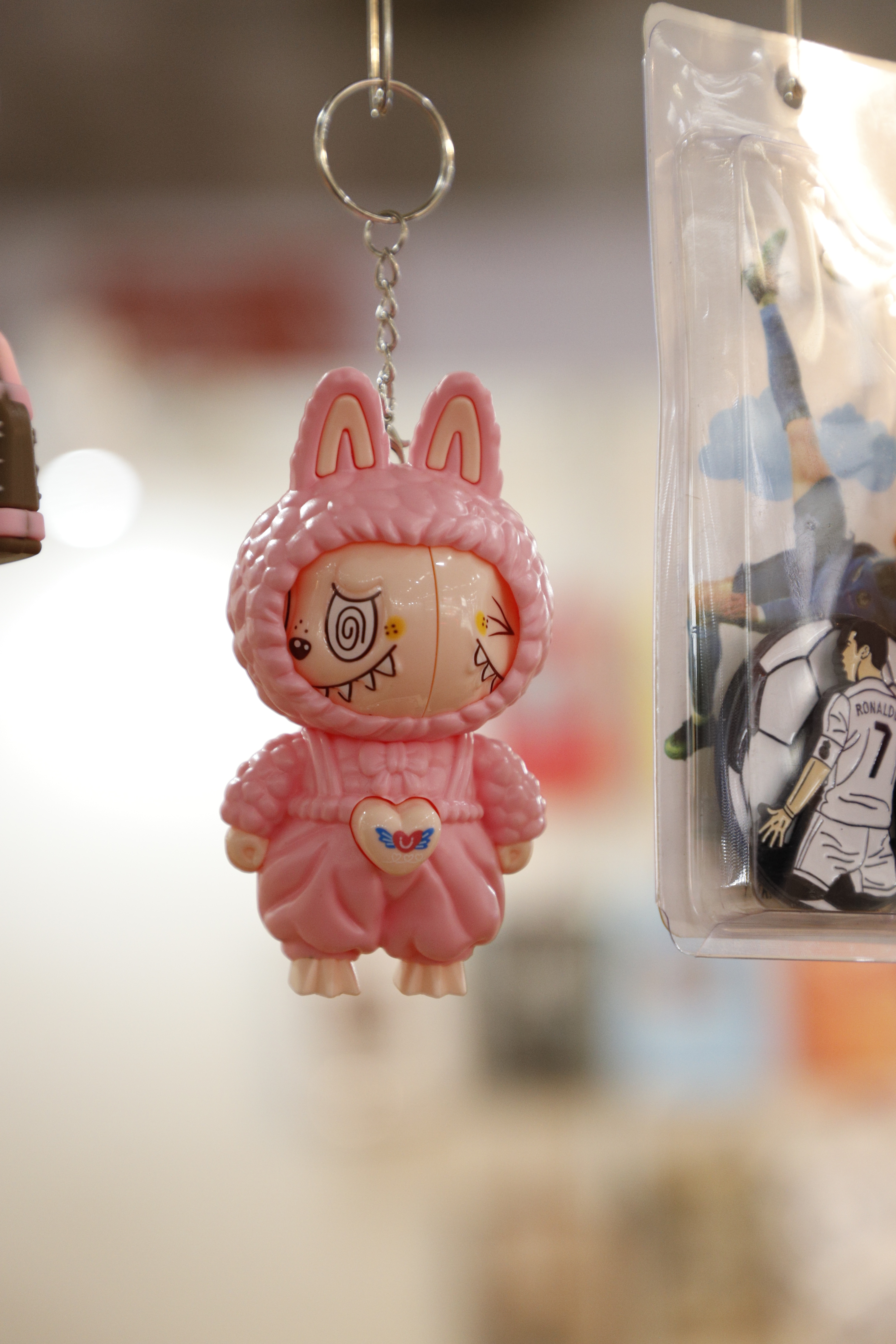 Labubu keychain. Price:  ₹200
