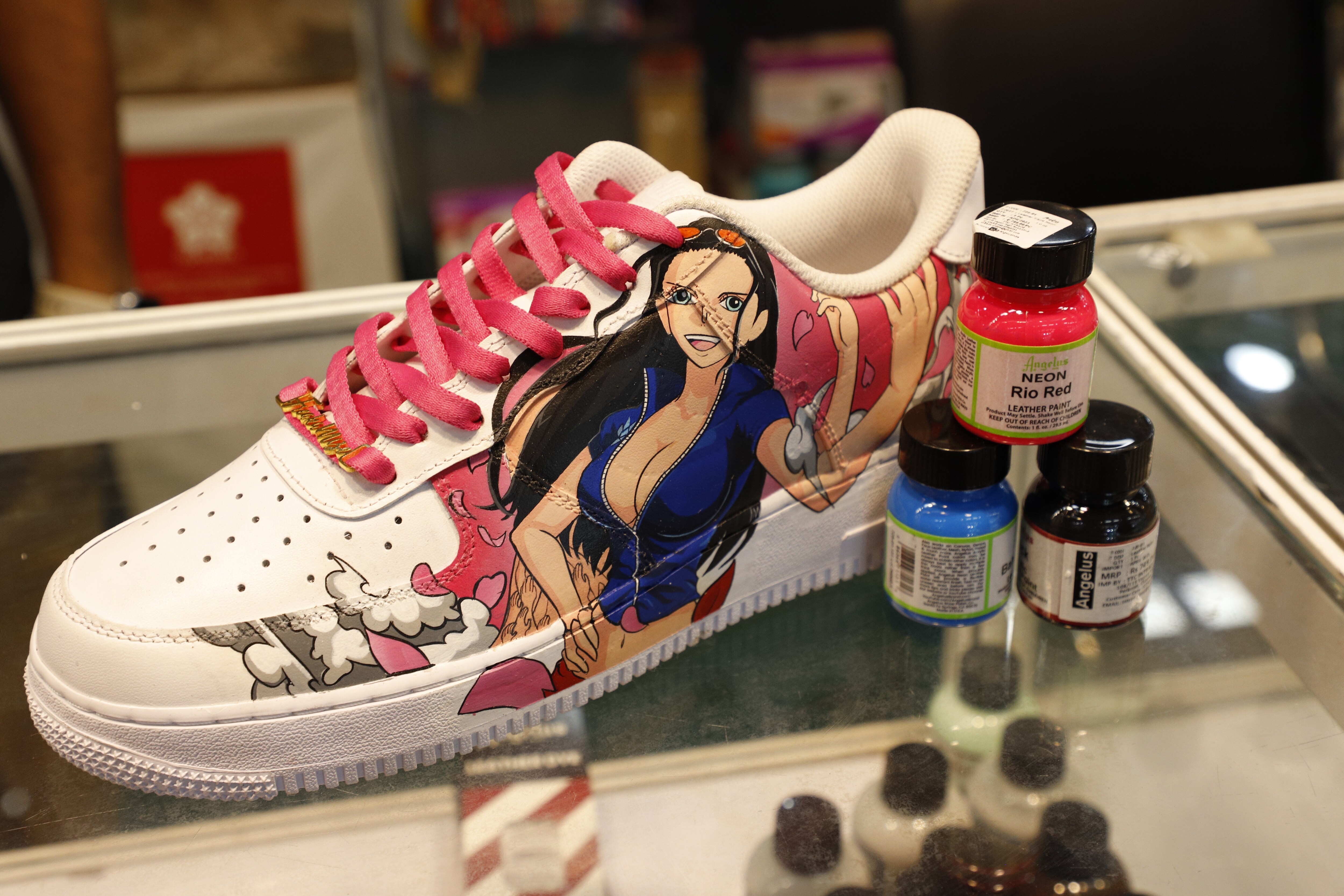 Go artsy with leather fabric paints that will upgrade your shoes! 
Price:  ₹740 per bottle.