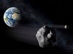 NASA has assured the public that there is no risk of collision from either asteroid. NASA has assured the public that there is no risk of collision from either asteroid.