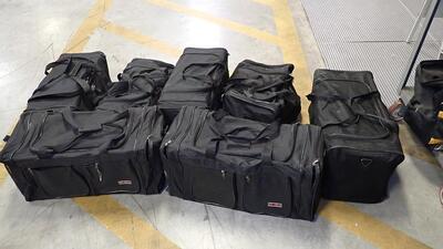 Bags containing the cocaine that was seized during an alleged attempt to smuggle them into the country by an Indo-Canadian trucker (CBSA) Bags containing the cocaine that was seized during an alleged attempt to smuggle them into the country by an Indo-Canadian trucker (CBSA)