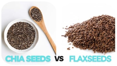 Chia Seeds vs. Flax Seeds: Which is Better for Weight Loss? (Adobe Stock) Chia Seeds vs. Flax Seeds: Which is Better for Weight Loss? (Adobe Stock)