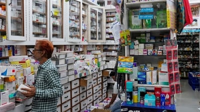 An employee sorts medicines in a medicine wholesale shop in Lucknow, India, Thursday, Aug. 7, 2025 (AP Photo/Rajesh Kumar Singh) (AP) An employee sorts medicines in a medicine wholesale shop in Lucknow, India, Thursday, Aug. 7, 2025 (AP Photo/Rajesh Kumar Singh) (AP)