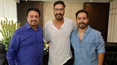 Ajay Devgn-starrer Drishyam 2 was produced by Kumar Mangat Pathak and directed by his son Abhishek Pathak (R).