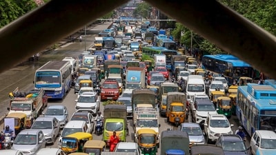 Commuters are advised to use alternative routes during these hours. “Public are requested to co-operate. (PTI) Commuters are advised to use alternative routes during these hours. “Public are requested to co-operate. (PTI)