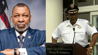 Boston Sheriff Steven Tompkins. (Suffolk County Sheriff's Department) Boston Sheriff Steven Tompkins. (Suffolk County Sheriff's Department)