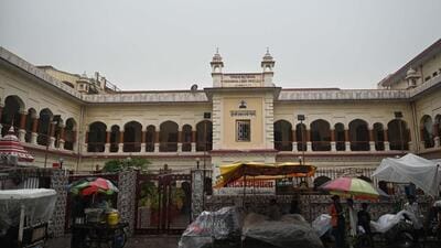 The Chhedi Lal Dharmshala in Aminabad, Lucknow. (Mushtaq Ali/HT Photo)