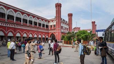 The Old Delhi railway station (HT PHoto)
