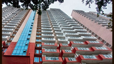 The complex is expected to house around 2,468 people, including MPs, their families, and staff (HT Photo) The complex is expected to house around 2,468 people, including MPs, their families, and staff (HT Photo)
