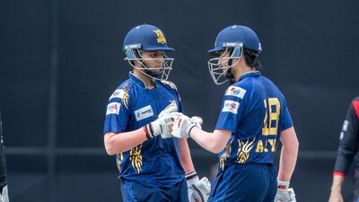 Priyansh Arya's century went in vain in DPL 2025. Priyansh Arya's century went in vain in DPL 2025.