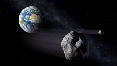 NASA has assured the public that there is no risk of collision from either asteroid. (AP) NASA has assured the public that there is no risk of collision from either asteroid. (AP)
