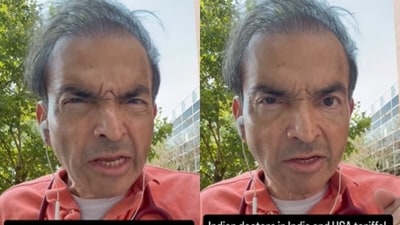 Amid rising India-US trade tensions, an Indian doctor in the US called for humility and cooperation. (Instagram/drgodseravi1)