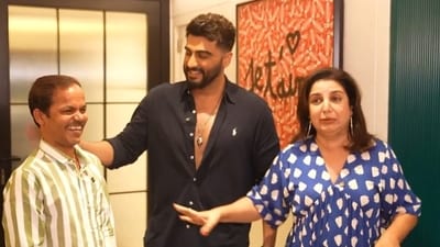 Farah Khan's cook Dileep also danced with Arjun Kapoor. Farah Khan's cook Dileep also danced with Arjun Kapoor.