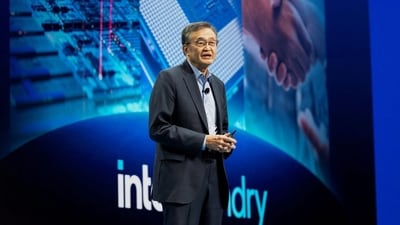 Intel CEO Lip-Bu Tan speaking at a conference in April. Intel CEO Lip-Bu Tan speaking at a conference in April.