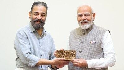 Kamal Haasan met PM Modi recently in the national capital. Kamal Haasan met PM Modi recently in the national capital.
