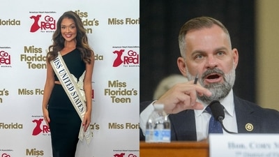 Miss USA Lindsey Langston has accused Florida republican Cory Mills of harassment and threats of releasing explicit images and videos of her. (instagram/@lindseylangstonfl, AP) Miss USA Lindsey Langston has accused Florida republican Cory Mills of harassment and threats of releasing explicit images and videos of her. (instagram/@lindseylangstonfl, AP)