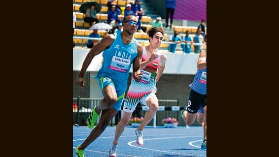 At the Asian Athletics Championships in South Korea. (Photo courtesy RF Media)