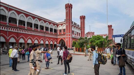 The Old Delhi railway station (HT PHoto)