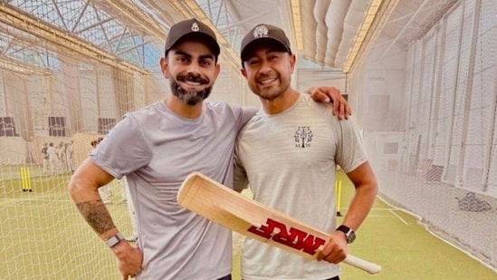 Virat Kohli had his first hit in a while (Virat Kohli-Instagram)