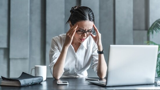 Stress, be it at work or otherwise, often leads to unhealthy coping mechanisms like smoking, overeating, or lack of physical activity, which further damage heart health. (Shutterstock)