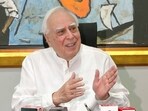 Rajya Sabha MP Kapil Sibal speaks to the media in New Delhi on Saturday. Rajya Sabha MP Kapil Sibal speaks to the media in New Delhi on Saturday.