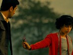 Ranbir Kapoor and Priyanka Chopra in Barfi. Ranbir Kapoor and Priyanka Chopra in Barfi.