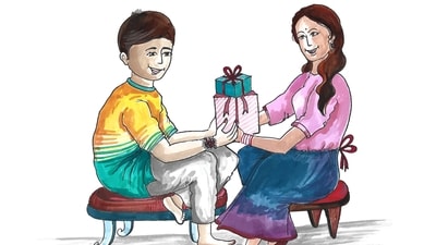 Happy Rakhi 2025 wishes: On August 9, 2025, Raksha Bandhan honours the sibling bond, where sisters tie Rakhis on their brothers' wrists. (Freepik) Happy Rakhi 2025 wishes: On August 9, 2025, Raksha Bandhan honours the sibling bond, where sisters tie Rakhis on their brothers' wrists. (Freepik)