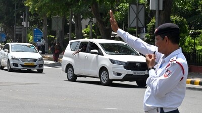 Heavy crowds are expected in Bengaluru on Sunday, with restrictions in place from 8:30 am to 2:30 pm across key routes. (ANI/Representative image) Heavy crowds are expected in Bengaluru on Sunday, with restrictions in place from 8:30 am to 2:30 pm across key routes. (ANI/Representative image)