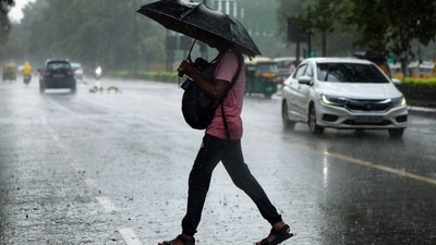For the Delhi NCR area, a red alert has been issued in Ghaziabad, while a yellow alert has been issued in Gautambudhnagar for thunderstorms and lightning. (ANI) For the Delhi NCR area, a red alert has been issued in Ghaziabad, while a yellow alert has been issued in Gautambudhnagar for thunderstorms and lightning. (ANI)