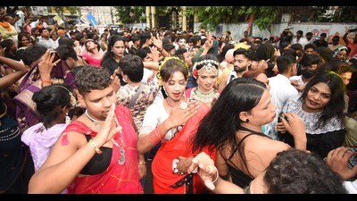 At Pride Parade, as a queer woman with disability, Anchal finds herself left out: No volunteers to help, inaccessible, uneven pathways and lack of sign language interpretation. (HT Photo) At Pride Parade, as a queer woman with disability, Anchal finds herself left out: No volunteers to help, inaccessible, uneven pathways and lack of sign language interpretation. (HT Photo)