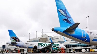 Frontier Airline CEO predicted more reductions in flights in domestic travel in US (X/Frontier Airlines)