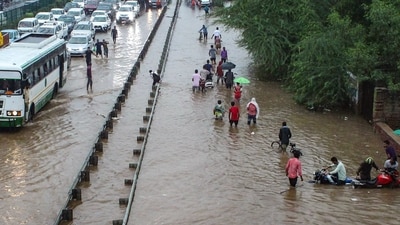 Despite being hailed as one of the fastest-growing urban hubs in the National Capital Region (NCR), Gurugram is facing criticism over deteriorating infrastructure and collapsing civic services, especially during monsoon. (Representative image) (PTI) Despite being hailed as one of the fastest-growing urban hubs in the National Capital Region (NCR), Gurugram is facing criticism over deteriorating infrastructure and collapsing civic services, especially during monsoon. (Representative image) (PTI)