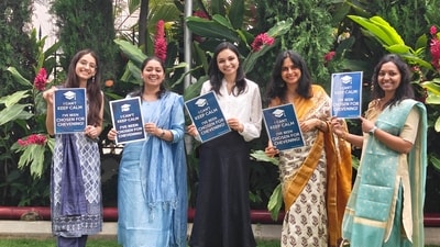 These women from Karnataka will begin their studies in top UK universities this September. (X) These women from Karnataka will begin their studies in top UK universities this September. (X)