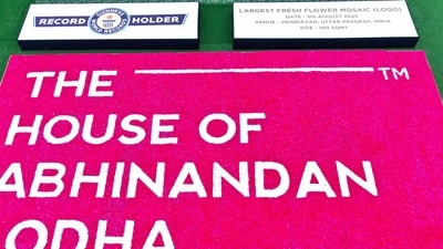 House of Abhinandan Lodha (HoABL), known for its plotted land projects, has entered the Guinness World Records for creating the largest floral mosaic logo in Vrindavan. (Representational photo) House of Abhinandan Lodha (HoABL), known for its plotted land projects, has entered the Guinness World Records for creating the largest floral mosaic logo in Vrindavan. (Representational photo)