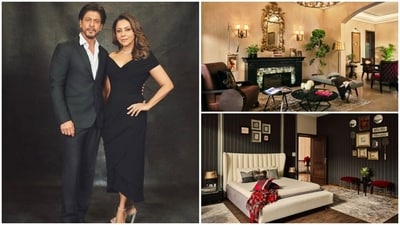 Actor Shah Rukh Khan and wife Gauri Khan's Delhi home is glamorous yet warm. (Pics courtesy: Instagram/ Gauri Khan and Airbnb.com) Actor Shah Rukh Khan and wife Gauri Khan's Delhi home is glamorous yet warm. (Pics courtesy: Instagram/ Gauri Khan and Airbnb.com)