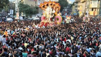 Pune MP Murlidhar Mohol and Kasba MLA Hemant Rasne will hold meetings with Ganesh mandals over schedule of upcoming immersion procession. (HT FILE) Pune MP Murlidhar Mohol and Kasba MLA Hemant Rasne will hold meetings with Ganesh mandals over schedule of upcoming immersion procession. (HT FILE)