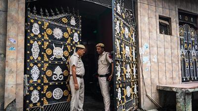 The housein Karawal Nagar where the man killed his wife and two daughters. (RAJ K RAJ /HT PHOTO) The housein Karawal Nagar where the man killed his wife and two daughters. (RAJ K RAJ /HT PHOTO)