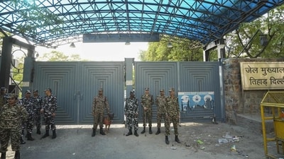 Jail officials said a guard on the watchtower saw the men slipping into the drain. (Representational Photo/PTI) Jail officials said a guard on the watchtower saw the men slipping into the drain. (Representational Photo/PTI)