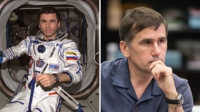 Russian cosmonaut Yuri Malenchenko was the first person to get married in space. (X/@Space_Station) Russian cosmonaut Yuri Malenchenko was the first person to get married in space. (X/@Space_Station)