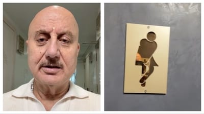 Anupam Kher has expressed confusion over weird gender signs outside toilets. Anupam Kher has expressed confusion over weird gender signs outside toilets.