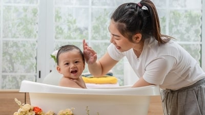 A baby needs proper care in the monsoon to steer clear of the likelihood of rashes this season. (Shutterstock) A baby needs proper care in the monsoon to steer clear of the likelihood of rashes this season. (Shutterstock)
