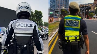 A viral clip of Singapore Police marching to Rajinikanth’s Powerhouse impressed internet users. (Instagram/singaporepoliceforce) A viral clip of Singapore Police marching to Rajinikanth’s Powerhouse impressed internet users. (Instagram/singaporepoliceforce)