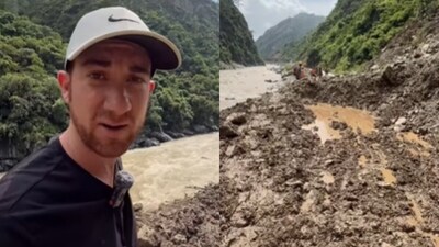 An American vlogger was stranded in Himachal amid heavy rains and landslides. (Instagram/drewbinsky) An American vlogger was stranded in Himachal amid heavy rains and landslides. (Instagram/drewbinsky)